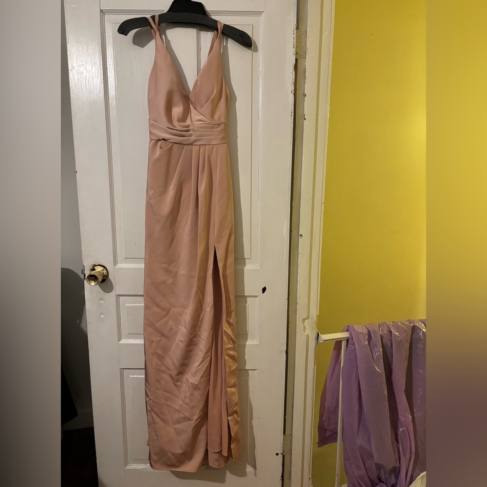 Prom dress, from Camille la vie, size 2, color pink